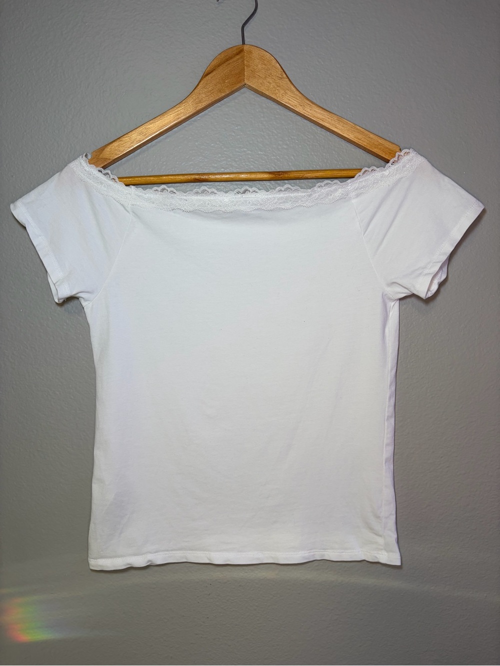 Old Navy White Off-Shoulder Full Length - Picture 4 of 4